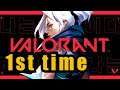1st Time VALORANT Tutorial Closed Beta - let's play gameplay english 60fps
