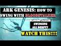 Ark Genesis: How To Swing With Bloodstalker & Infinite Jump (glitch? idk)