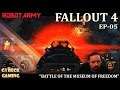 FALLOUT 4 - EP-05 - "BATTLE OF THE MUSEUM OF FREEDOM" - GYRECK GAMING - ROBOT ARMY