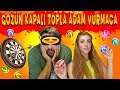 GÖZLER KAPALI TOPLA ADAM VURMA CHALLENGE | PARA ÖDÜLLÜ !