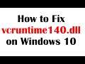 How to Fix vcruntime140.dll is missing on Windows10 [Valorant/Origin/Rocket League/Sims 4..]