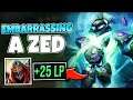 I MADE ENEMY ZED ABSOLUTELY USELESS!! COUNTER ZED WITH XERATH - League of Legends