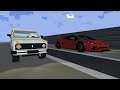 Racing Lada vs Ferrari: Who Wins? (Russia vs USA) [3D Minecraft Countryballs Animation]