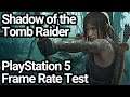Shadow of the Tomb Raider PS5 Frame Rate Test (Backwards Compatibility)