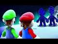 Super Mario Galaxy - All Cosmic Mario & Luigi Races
