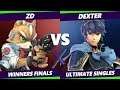 S@X 344 Winners Finals - ZD (Fox) Vs. Dexter (Wolf, Marth) Smash Ultimate - SSBU