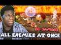 What If You Fight ALL ENEMIES at the SAME TIME in Super Mario 3D World?!