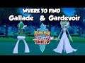 Where to find / catch Gallade and Gardevoir in Pokemon Sword and Shield