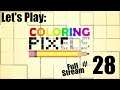 Coloring Pixels - Love Your Animals (QUIET STREAM)(Full Stream #28) Let's Play