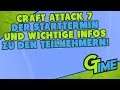CRAFT ATTACK 7 TEILNEHMER UND STARTTERMIN INFOS! - MINECRAFT CRAFT ATTACK DEUTSCH | GAMERSTIME