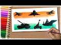 Independence Day Drawing 15 August Painting - Pencil Colors  Water colors how to draw
