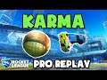 Karma Pro Ranked 2v2 POV #91 - Rocket League Replays