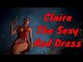 Resident Evil 2 Remake Claire The Girl Red Dress costume  /Biohazard 2 mod  [4K]