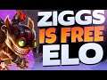 Ziggs is BUSTED (S+ Tier Mid Lane) learn how to play him here! | Season 2 Ranked Wild Rift