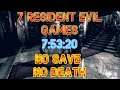 7 Resident Evil Games in a Row (No Save/Death)
