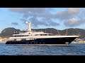 ELYSIAN, 60m Superyacht departing Gibraltar 4K