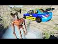 Fall Into the Abyss With Siren Head - Beamng Drive | TrainWorld