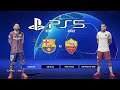 FIFA 21 PS5 FC BARCELONA - AS ROMA | MOD Ultimate Difficulty Career Mode HDR Next Gen
