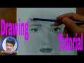 HOW TO DRAW A FACE!!TUTORIAL TAGALOG | PAANO MAG DRAWING NANG ISANG MUKHA | Drawing Tech
