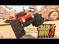 It's like goat simulator with cars in Crash Drive 3 - Xbox Series X - First Time Playing