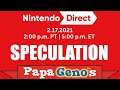 Live Stream Speculating the February 2021 Nintendo Direct - PapaGenos