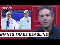 NFL Insider reacts to New York Giants standing pat on NFL Trade Deadline | SNY