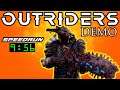 Outriders Demo Speedrun First Attempt [9:56]