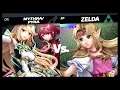 Super Smash Bros Ultimate Amiibo Fights  – Pyra & Mythra #126 Mythra vs Zelda