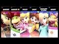 Super Smash Bros Ultimate Amiibo Fights – Request #17471 Koopa Royalty vs Super Mario Girls