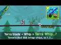 "Terra whips" now exist, with Terraria mods. (can 1.3 handle whips?)