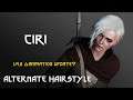 The Witcher 3 Ciri Alternate Hairstyle from Cyberpunk (Animated update).