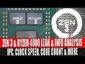 Zen 3 & Ryzen 4000 Leak Analysis | IPC, Clock Speed, Core Count | Crushing Performance ?
