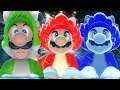 All Luigi and Mario Giga Cat Suits in Super Mario 3D World + Bowser's Fury