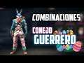 COMBINACIONES CON "CONEJO GUERRERO"/MEJORES OUTFITS EN FREE FIRE