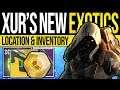 Destiny 2 | XUR'S DAWN EXOTICS & LOCATION! DLC Exotics, NEW Engram & Where is Xur | 17th January