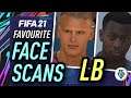 FIFA 21: RECOMMENDED FACE SCANS: LEFT BACKS