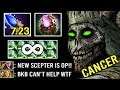 FORGOTTEN IMBA HERO IS BACK! 7.23 New Scepter Necrophos 10% Max HP Aura Even BKB Can't Help Dota 2