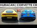 Forza Horizon 4 Drag Race - Huracan Vs Corvette C8