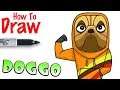How to Draw Doggo | Fortnite