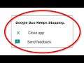 How To Fix Google Duo Apps Keeps Stopping Error Android & Ios - Fix Google Duo App Not Open Problem