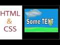How to Place Text on Image - HTML & CSS