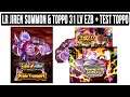 JIREN SUMMON EZA TOPPO 31 LV EZB TEST STR TOPPO GOD DOKKAN BATTLE