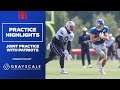 Joint Practice Highlights with Patriots | Giants Training Camp