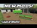 NEW MODS + LOADS of UPDATES Farming Simulator 19 PS4 FS19 (Review) 15th Sept 2020.