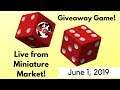 Robs live giveaway from miniature market