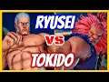 SFV CE💥  Tokido (Akuma) VS Ryusei (Urien)💥SF5💥Messatsu💥