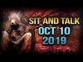 Sit and Talk Live with Vito - October 10 2019