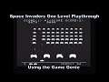 Space Invaders One Level Playthrough using the Snes Game Genie :D