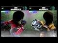 Super Smash Bros Ultimate Amiibo Fights – Steve & Co #384 Creeper vs Sans