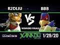 S@X 339 SSBM - R2DLiu (Fox) Vs. BBB (Falco) Smash Melee Winners Finals